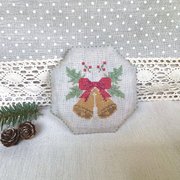 Holly Bells - Christmas Cross Stitch Pattern