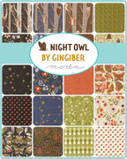 Night Owl Plaid Leaf - Quilt Fabric