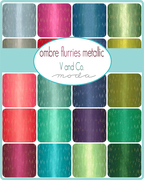 Ombre Flurries Christmas Green - Quilt Fabric