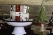 On Dasher Reindeer Candy Stormy - Quilt Fabric