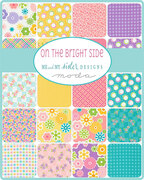 On The Bright Side Bubble Gum - Quilt Fabric