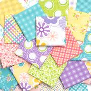 On The Bright Side Bubble Gum - Quilt Fabric