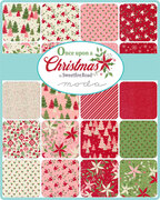 Once Upon Christmas Snowflake - Red - Quilt Fabric