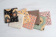 Owl O Ween Pumpkin - Stars Star - Quilt Fabric