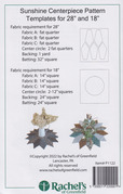 Sunshine Mat Centerpiece - Quilt Pattern