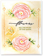Blooms - Valentines Clear Stamp
