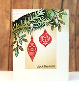 Ornamented - Christmas Clear Stamp