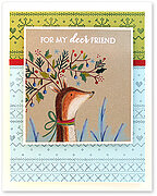 Hello Deer - Christmas Clear Stamp