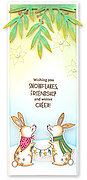 Hoppy Holidays - Christmas Clear Stamp