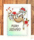Merry Slothmas! - Christmas Clear Stamp