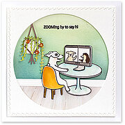 Zooming By - Clear Stamp