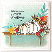 Fall Fence - Clear Stamp