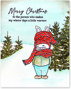 Boundled Bunny - Mini Clear Stamps