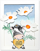 Moo-Velous Mini - Clear Stamp