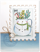 Mugs Of Joy Light - Christmas Clear Stamp