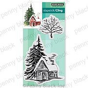Stickers Fluffy Passenger Stamp - Slapstick/Cling Mount (40-234) Penny Black