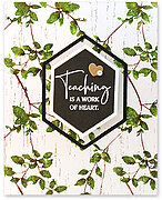 Enlightened Background - Slapstick Cling Stamp