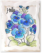 Pansies - Cling Stamp