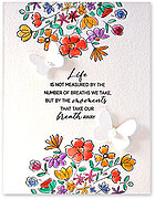 Fresh Bouquet - Cling Stamp Set