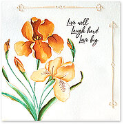 Iris Elegance - Cling Stamp