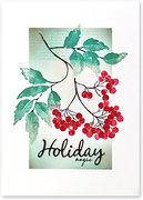 Berry Beauty - Cling Rubber Stamp