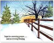 Snowfield - Cling Rubber Stamp