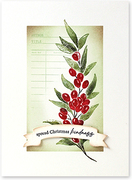 Merry Berries - Cling Rubber Stamp
