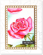 Prized - Cling Rubber Stamp
