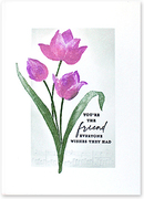 Cherished - Cling Rubber Stamp
