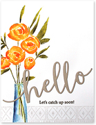 Good Day Bouquet - Rubber Stamp