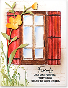 Window - Cling Rubber Stamp