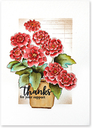 Potted Pretties - Rubber Stamp