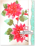 Festive Blossoms - Rubber Stamp