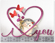I Heart You - Valentine Craft Die