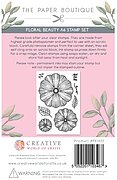 Floral Blooms - A6 Clear Stamp