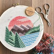 Cordillera - Cross Stitch Pattern, different perspective #1. Select this picture to zoom in