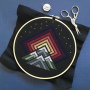 Sunset - Cross Stitch Pattern, different perspective #1. Select this picture to zoom in