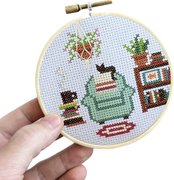 Reading Nook - Cross Stitch Pattern, different perspective #1. Select this picture to zoom in