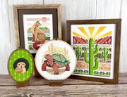 Sonoran Desert - Cross Stitch Book, different perspective #1. Select this picture to zoom in