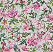 Magnolia Cushion Front - Cross Stitch Kit