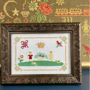 Victorian Samplings - Cross Stitch Pattern, different perspective #2. Select this picture to zoom in