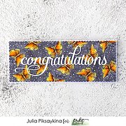 Slim Line Congratulations Word - Craft Die