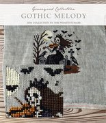 Goth Melody - Halloween Cross Stitch Pattern, different perspective #1. Select this picture to zoom in