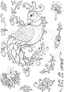 In A Pear Tree - Christmas A5 Clear Stamp