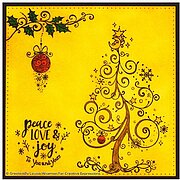 Winter Garden - Christmas A5 Clear Stamp