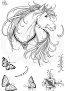 Mustang Harry - A5 Clear Stamp