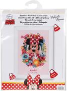 Disney Minnie Shushing Record - Cross Stitch Kit