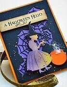 Spellcaster Witch - Halloween Craft Die