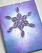 Stained Glass Snowflake - Winter Craft Die