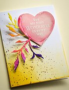Leaf Flourish Heart - Valentines Craft Die